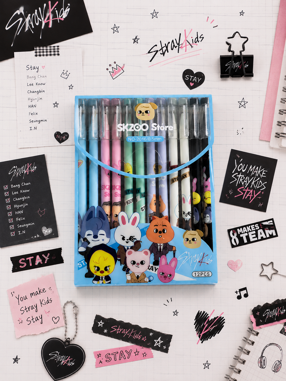 Caneta Stray Kids - Imagem 1