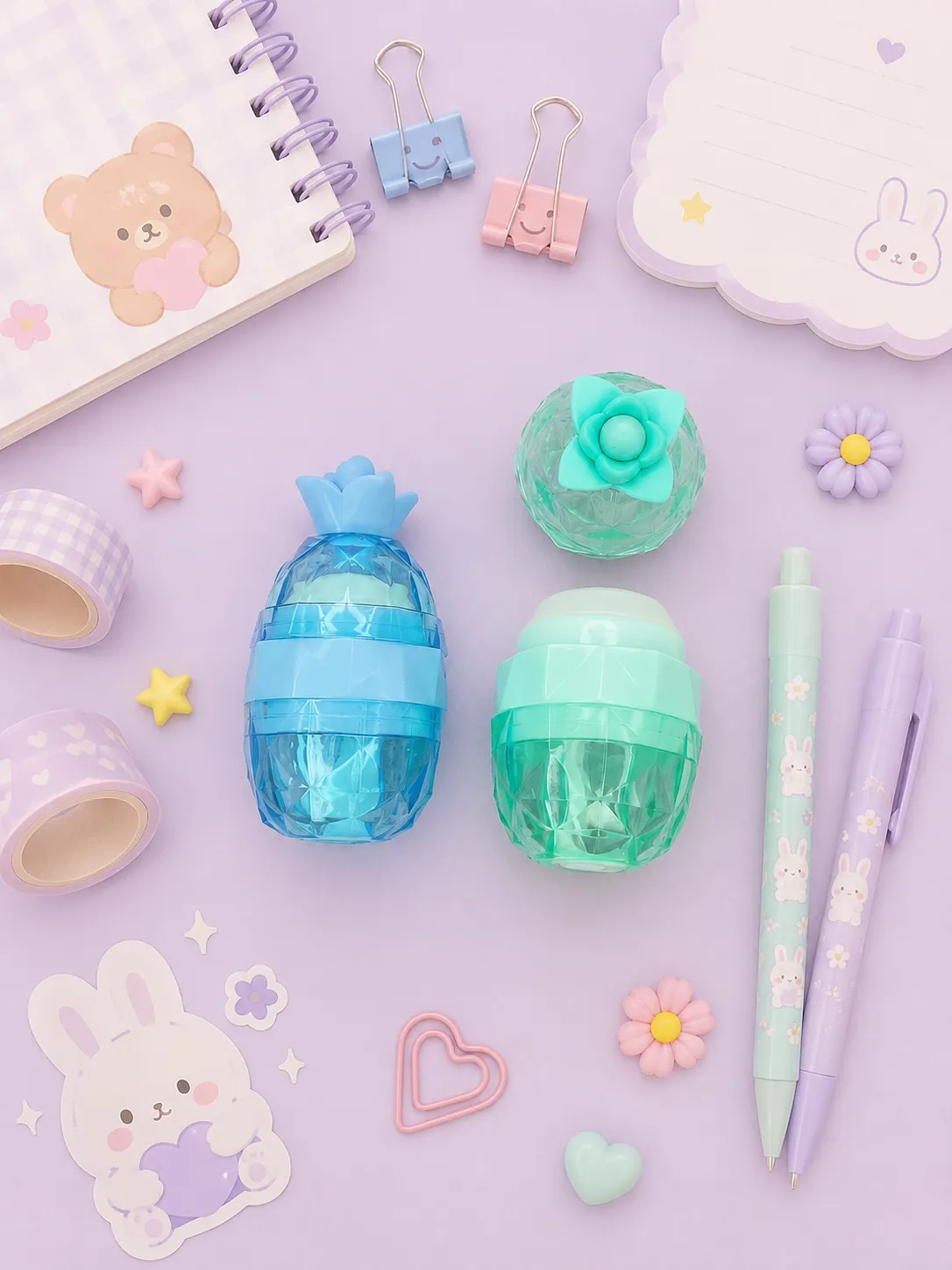 Apontador/Borracha de Abacaxi - Imagem 1