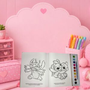 Livro de Pintura Aquarela Stitch - Imagem 2