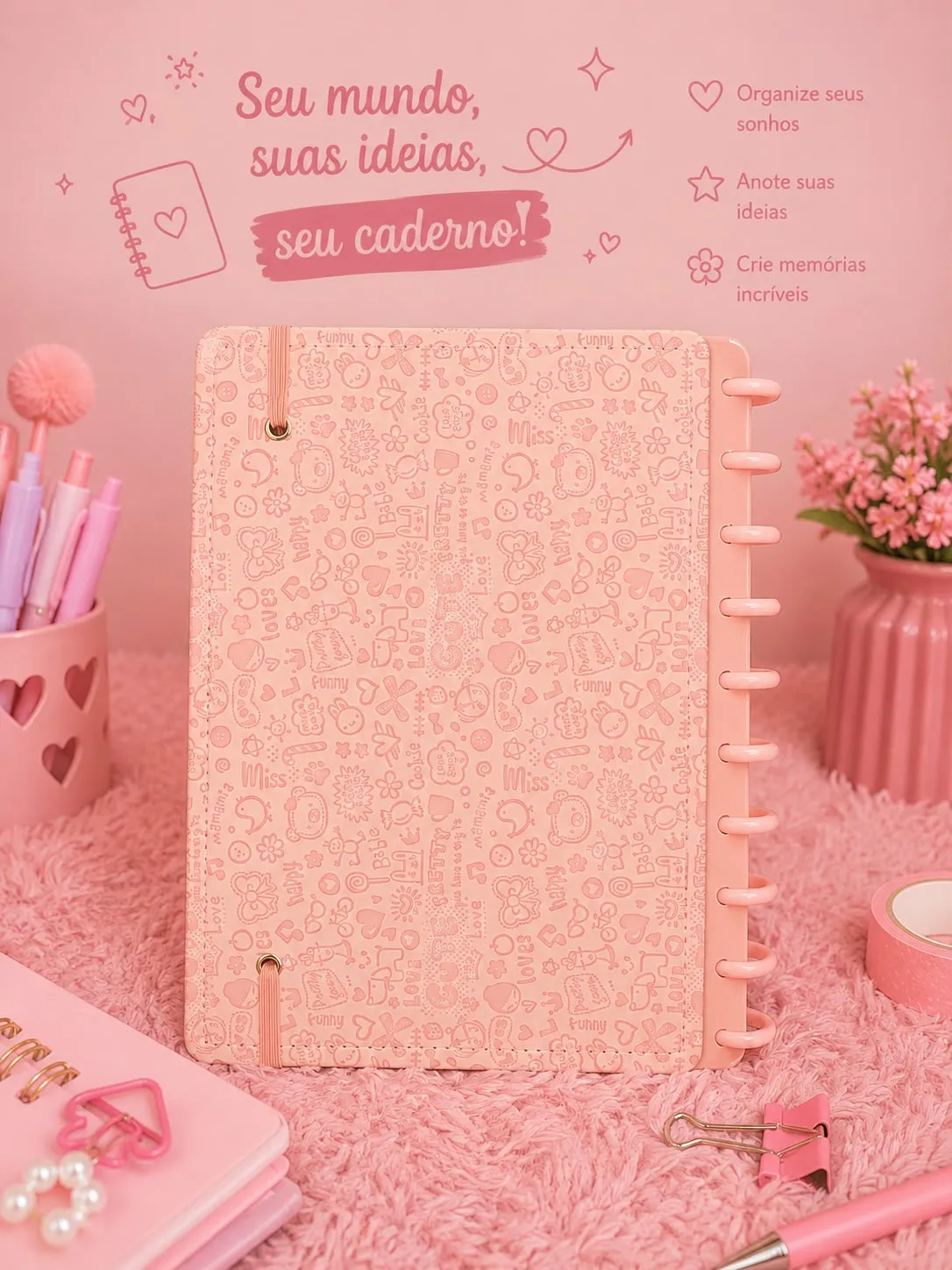 Caderno Inteligente Texturizado (10 Discos) - Imagem 2