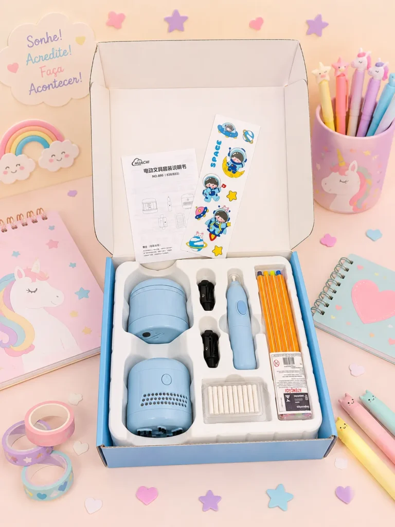 Kit Apontador Elétrico Space