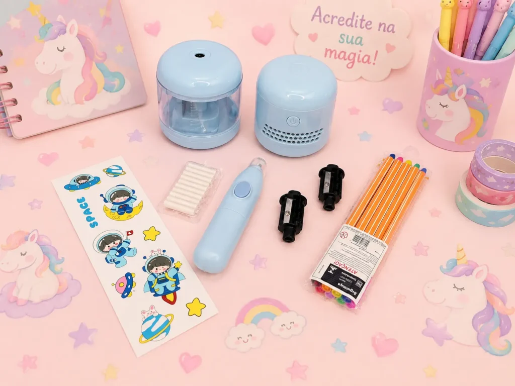 Kit Apontador Elétrico Space
