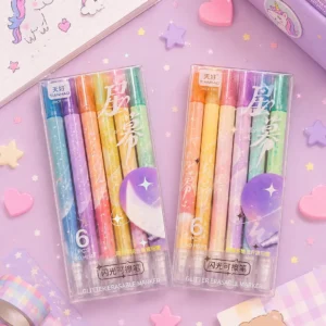 Kit Marca Texto C/ Glitter Apagável - Imagem 1