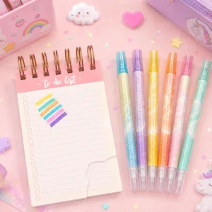 Kit Marca Texto C/ Glitter Apagável - Imagem 2