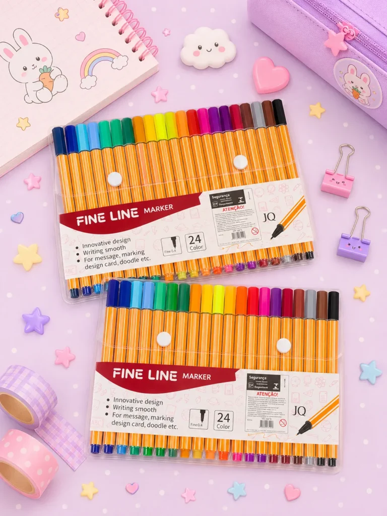 Caneta Fine Line C/ 24 Unidades
