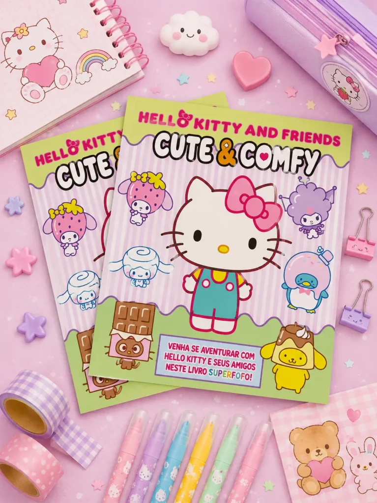Livro De Colorir Hello Kitty