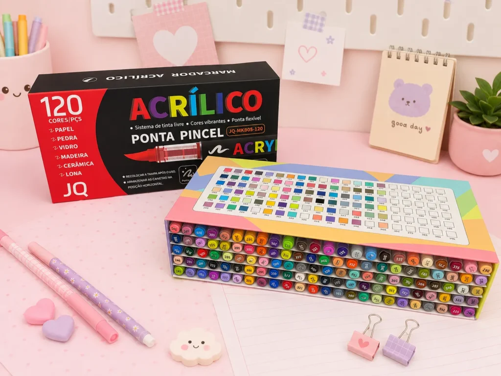 Kit Caneta Acrilica - Acrilyc