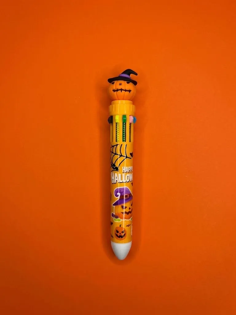 Caneta Halloween C/ 10 Cores