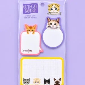 Kit Post'it Gatinho - Azul