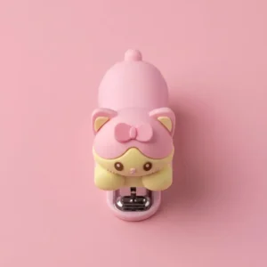 Grampeador Fofo - Gato, Rosa