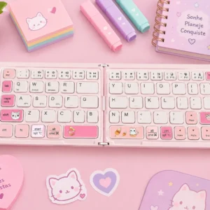 Teclado Dobrável Gatinho - Imagem 1