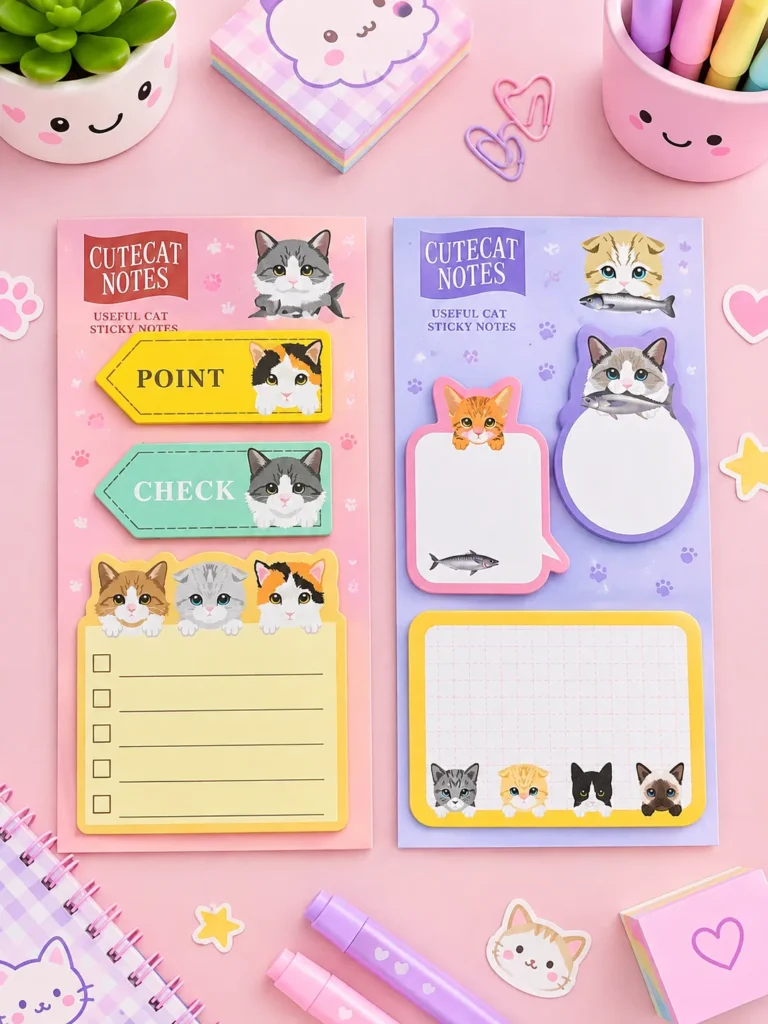 Kit Post'it Gatinho