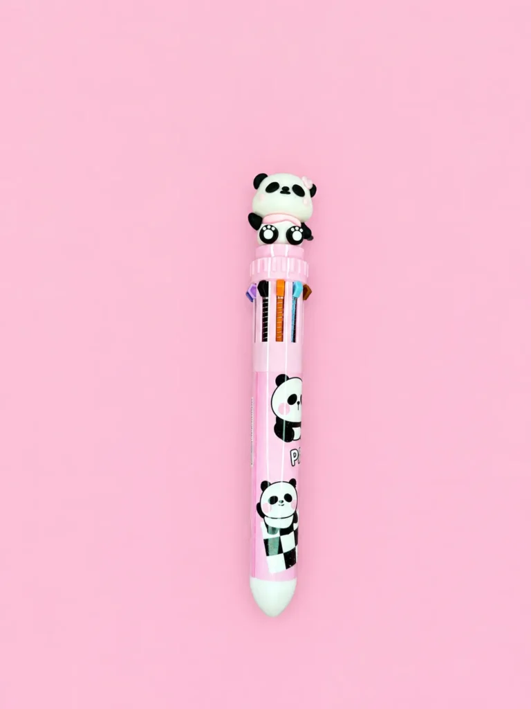 Caneta de Panda C/ 10 Cores