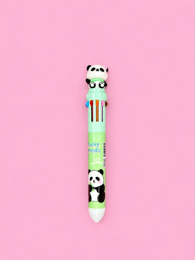 Caneta de Panda C/ 10 Cores