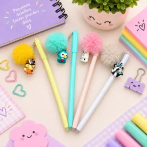 Caneta Apagável Pompom - Imagem 1