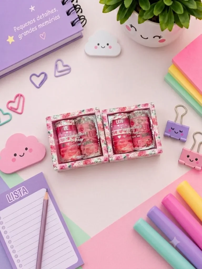 Kit Durex Decorativo de Corações
