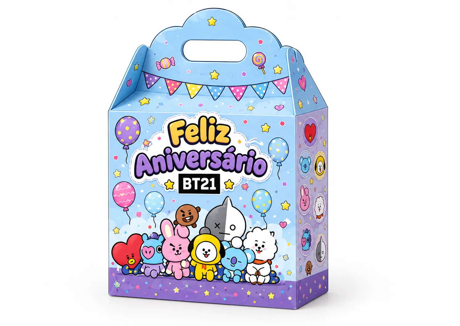 Caixinha Personalizada BTS C/ Mimo - Imagem 3
