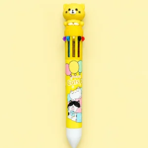 Caneta 10 Cores Gatinho - Imagem 4