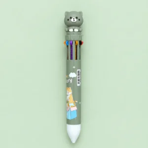 Caneta 10 Cores Gatinho - Imagem 2
