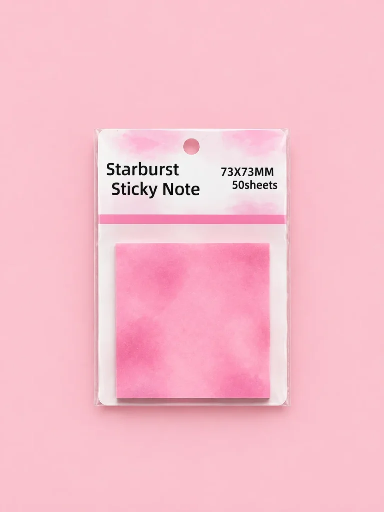 Post It Transparente C/ Glitter Bicolor