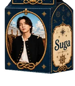 Caixinha Personalizada BTS C/ Mimo - Imagem 14