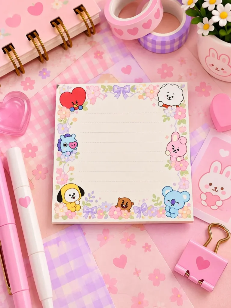 Bloco de Notas BTS