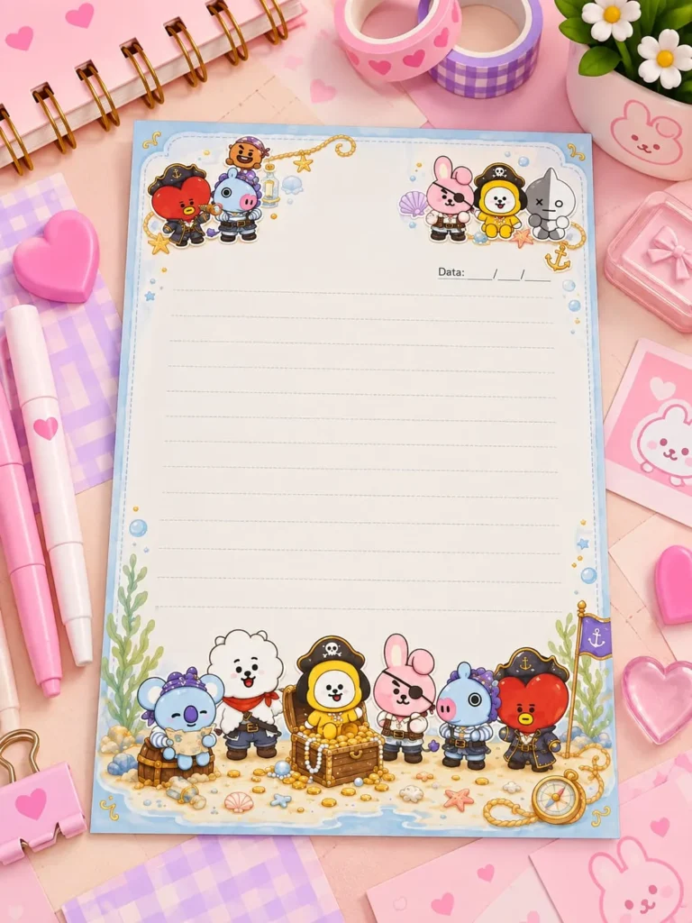 Bloco de Papel de Carta