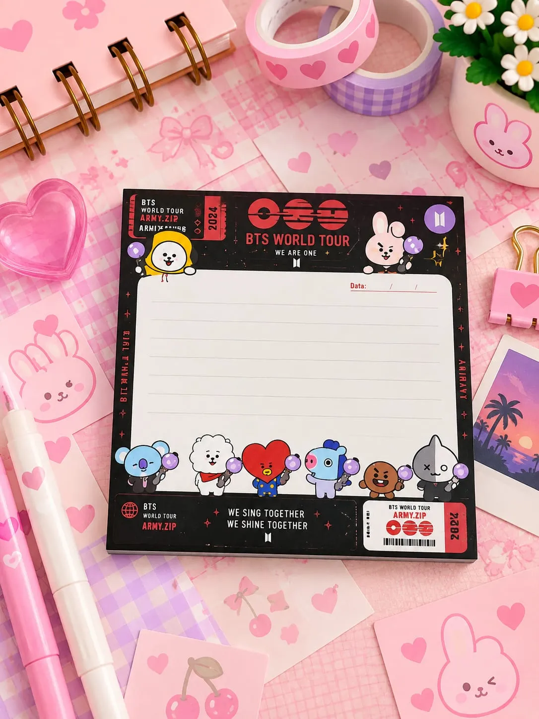 Bloco de Notas BTS - Imagem 3