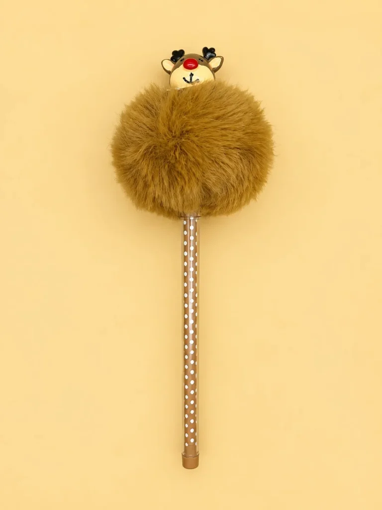 Caneta Pompom Natal